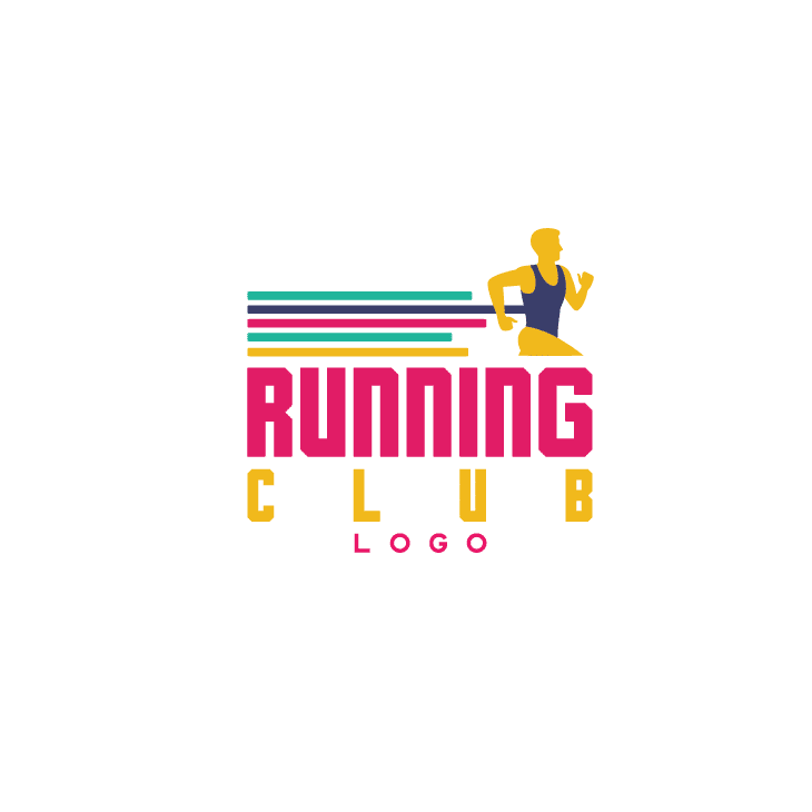 mẫu logo đội, club chạy bộ running, marathon đẹp (33)
