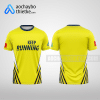 Mẫu áo đấu marathon CLB Hoài Ân màu vàng thiết kế chính hãng R1244