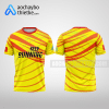Mẫu áo đấu marathon CLB Mai Châu màu vàng thiết kế chất lượng R1345