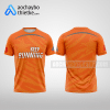 Mẫu áo phông chạy bộ CLB Lai Châu màu cam thiết kế chất lượng R1310