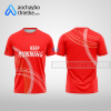 Mẫu áo running CLB Sơn Tây màu đỏ thiết kế cao cấp R1494