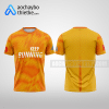 Mẫu áo thun marathon CLB Cam Lộ màu cam thiết kế chính hãng R1070