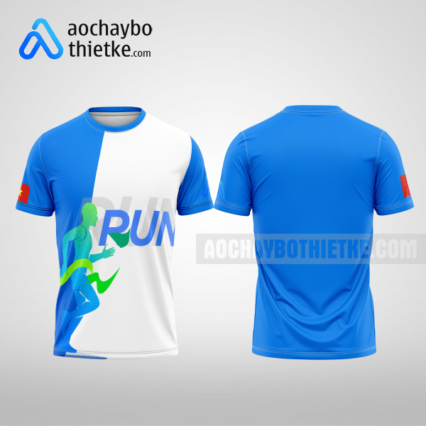 Mẫu đồng phục runner CLB Ia Grai màu xanh da trời tự thiết kế R1272